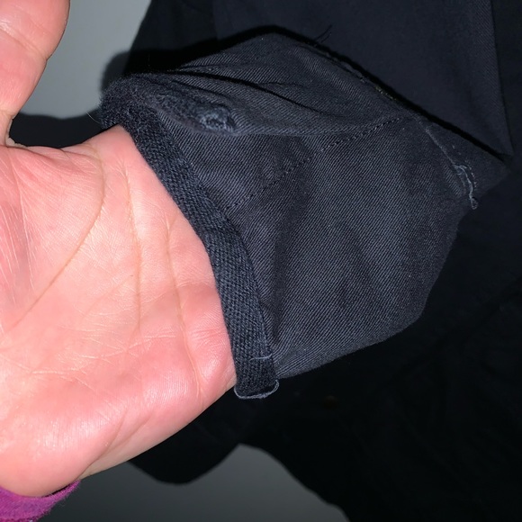 EUC NAVY BLUE UTILITY CANVAS JACKET ANORAK size small mystyle - Picture 6 of 6